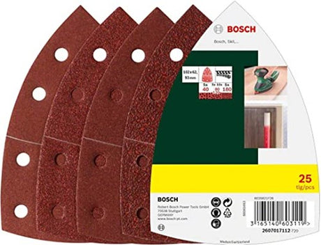 Bosch accessoires bosch schuurpapier - multischuurmachine - 25-delige set