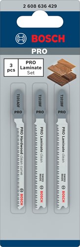 Bosch tilbehør 3-delt stiksavsklingesæt t 101 bif; t 101 a af 2 stk - 2608636429