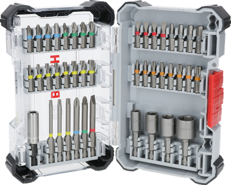 Bosch accessoires bosch professional extra hard schroefbitset, 43-delig - bitset- en dopsleutel