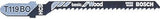 Bosch tilbehør 5x basic til træstiksavklinge t119bo - 2608630310