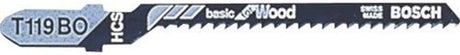 Bosch tilbehør 5x basic til træstiksavklinge t119bo - 2608630310
