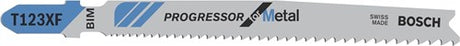 Bosch tilbehør 5x progressor til metalstiksavklinge t123x - 2608638473
