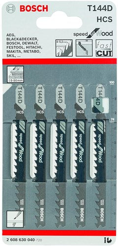 Bosch tilbehør bosch stiksavklinge t 144 d