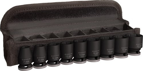 Bosch professionel pro-slag-stødfatningssæt kort 3 8 9-delt - 2608003036