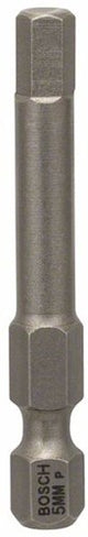 Bosch tilbehør bit ekstra hårdt sekskant 5, 49 mm 3 stk - 2607001734