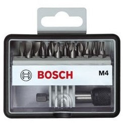 Bosch tilbehør bitsæt | ekstra hård m4 | robustline | 13 dele | 2607002566 - 2607002566