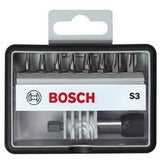 Bosch tilbehør bitsæt | ekstra hård s3 | robustline | 9-delt | 2607002562 - 2607002562