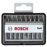 Bosch tilbehør bitsæt | ekstra hård sx4 | robustline | 9-delt | 2607002559 - 2607002559