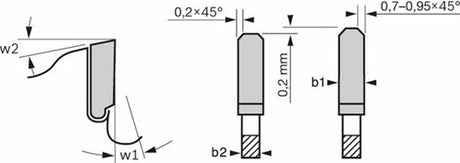 Bosch accessoires cirkzb expert sndwpanl235x30x2.2 1.8x50