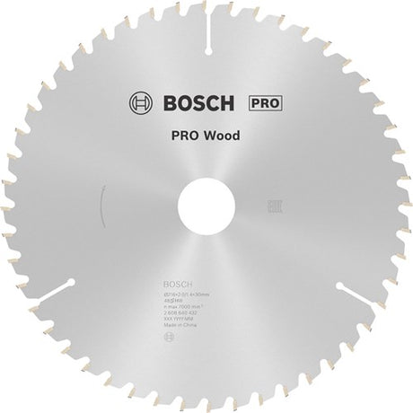 Bosch tilbehør rundsavsklinge optiline træ 216 x 30 x 2,0 mm, 48 1 stk - 2608640432