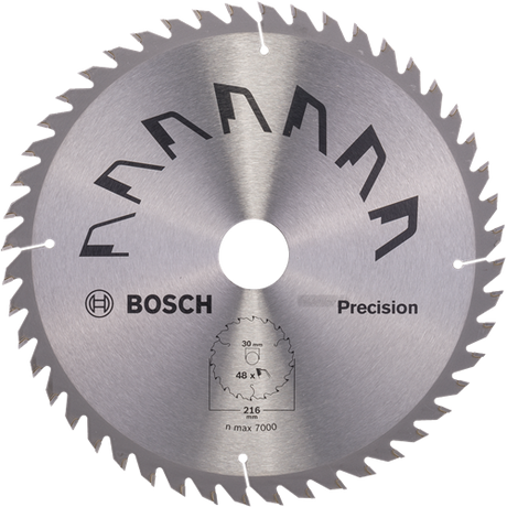 Bosch accessoires cirkelzaagblad precision 216x2x30 ,t48