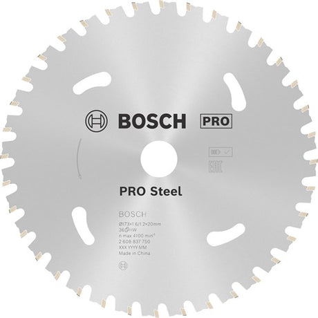 Bosch tilbehør rundsavklinge | standard for stål | 173 mm | t36 2608837750