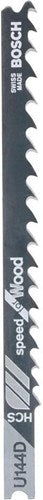 Bosch tilbehør stiksavklinge u 144 d speed til træ 3 stk - 2608630568