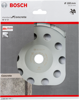Bosch tilbehør diamant kop hjul std beton 180 - 2608601575