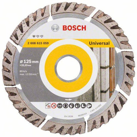 Bosch tilbehør diamantskive standard til universal 125 mm - 2608615059