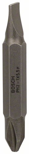 Bosch tilbehør dobbeltbit s 1.0x5.5; ph2; 45 mm 1 stk - 2607001738