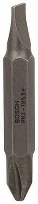 Bosch tilbehør dobbeltbit s 1.0x5.5; ph2; 45 mm 1 stk - 2607001738