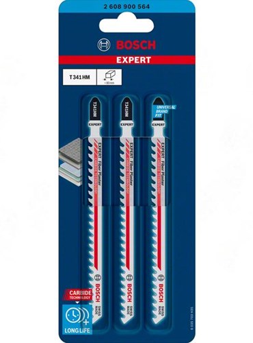Bosch tilbehør bosch expert fibergips - stiksavklinge - 132mm - węglik spiekany - træbearbejdning