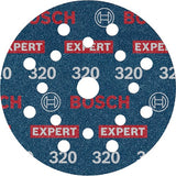 Bosch tilbehør ekspert slibeskive o780 med filmbagside, 125 mm, g320, 6x - 2608902405