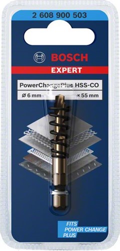 Bosch tilbehør ekspert plader hss-co centreerboor til gatzagen - 1 stuk(s) - 2608900503