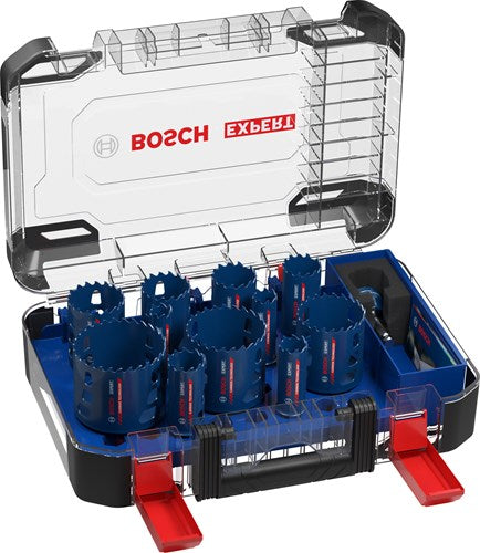 Bosch tilbehør bosch expert hulsav i hårdt materiale - 14-delt sæt