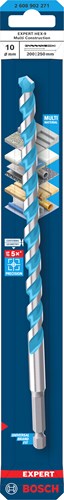 Bosch tilbehør ekspert universalboremaskine | hex-9 | multikonstruktion | 10x200x250 - 2608902271