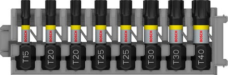 Imp bosch tilbehør act 8-delt bit sæt - tx15 til tx40 - act control - 2608522322