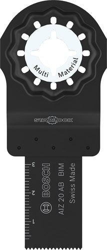Bosch tilbehør multimateriale savklinge aiz 20 ab | starlock | 20x30 mm - 2608669251