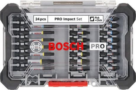 Bosch accessoires bosch professional pro impact schroefbitset 24-delig - 2608521u75