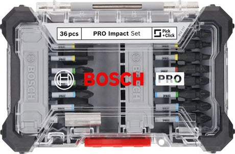 Bosch tilbehør bosch pro slagskruetrækker bit sæt 36 dele i display - 2608522517