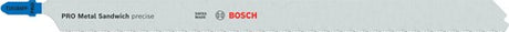 Bosch tilbehør pro metal sandwich t1018afp stiksavklinger | 250 mm | 5 stk - 2608655115