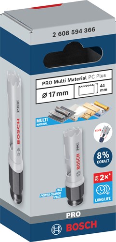 Bosch accessoires pro multi material pc plus gatzaag | 17 mm - 2608594366