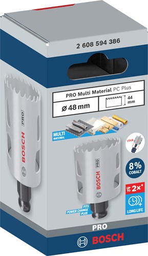 Bosch pro multi materiale pc plus lochsäge 48 mm - 2608594386