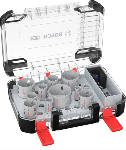 Bosch accessoires bosch pro multi material pc plus gatzagenset 14-delig - 2608594425