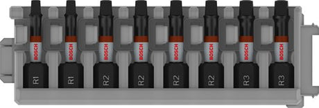 Bosch accessoires bosch pro robertson slagbit r1(x2) r2(x4) r3 (x2) 55 mm 8-delig -...