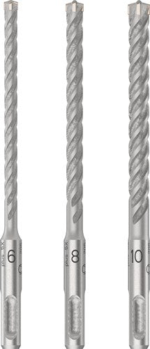 Bosch accessoires pro sds plus-5x hammer drill bit set | 6 8 10 mm | 3 pcs - 2608833912