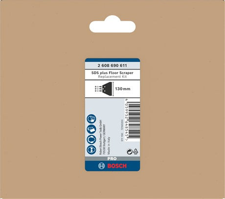 Bosch accessoires pro sds plus vloerschraper vervangingsset | 130 mm - 2608690611