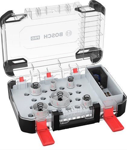 Bosch accessoires pro sheet metal pc plus gatzaagset | 8-delig - 2608594473