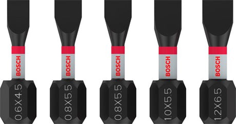 Bosch accessoires bosch pro sleufkopbits sl4,5 sl5,5(x2) sl5,5 sl6,5 25 mm 5-delig ...