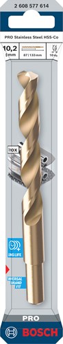 Bosch tilbehør pro rustfrit stål metalboremaskine hss-co | Tirs 338 | 10,2 x 87 x 133 mm - 2608577614