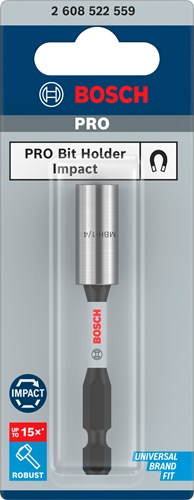 Bosch accessoires bosch pro impact standard-bithouder 75 mm - 2608522559