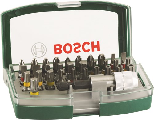 Bosch tilbehør promoline 32-delt skruetrækker bit sæt med farvekodning - 2607017560