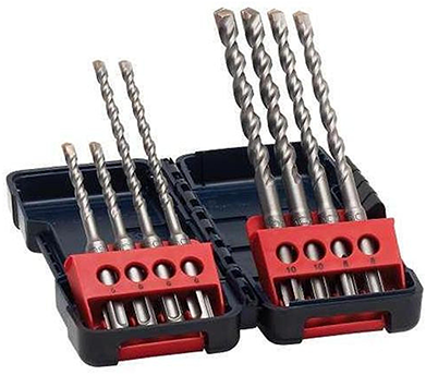 Bosch tilbehør sds plus-3; 8 stk hårde æskesæt - 2607019902