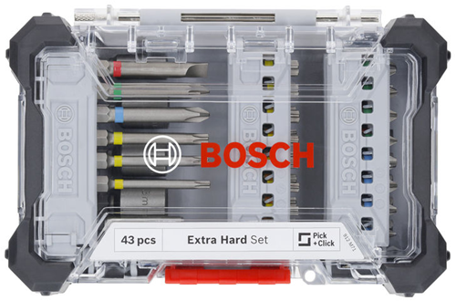Bosch tilbehørssæt professionelt - ekstra hårdt sæt 43 dele - 2607017727