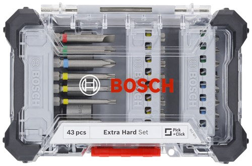 Bosch tilbehørssæt professionelt - ekstra hårdt sæt 43 dele - 2607017727