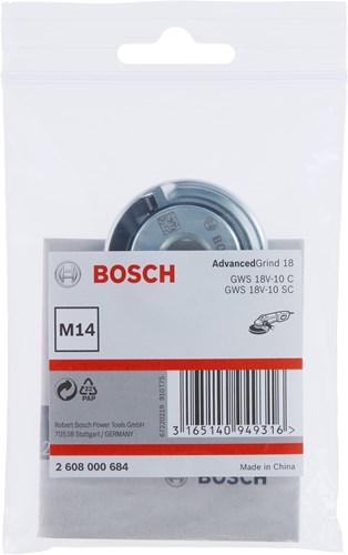 Bosch tilbehør hurtigspændemøtrik kun gws 18v ec - 2608000684