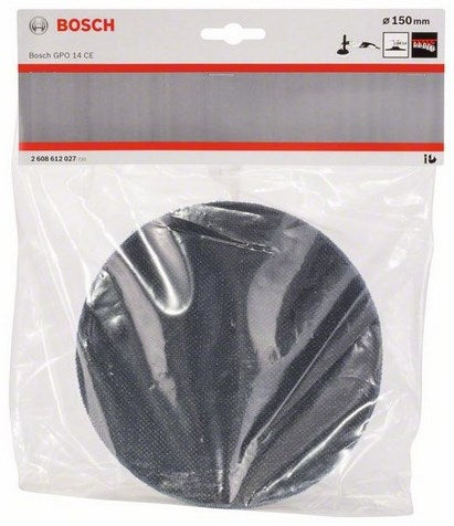 Bosch støttepude m 14 - ø 150 mm - med velcrolukning