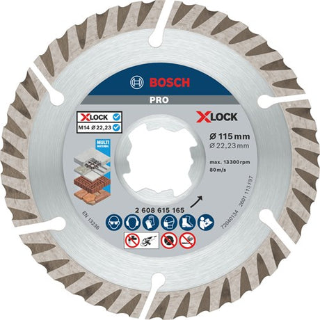 Bosch tilbehør 2608615165 diamantskæreskive diameter 115 mm 1 stk.