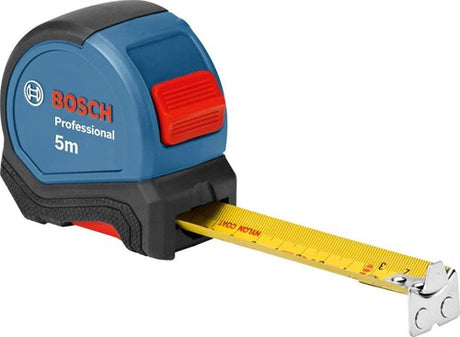 Bosch professionel - målebånd - 5m - magnetkrog - ergonomisk hus