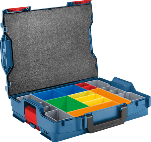 Bosch blå tilbehør l-boxx i | 102 mm + 12 bakker | 2608438022 (1600a016nb) - 1600a016nb